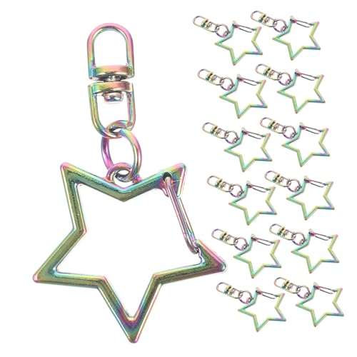 CLISPEED 30 Stück Teiliges Zinklegierung Sternförmige Schlüsselanhänger Clips Kreative Karabinerhaken Korrosionsbeständig Robust und Langlebig für DIY Schmuck und Schlüsselbund Zubehör CLISPEED 30 Stück Teiliges Zinklegierung Sternförmige Schlüsselanhänger Clips Kreative Karabinerhaken Korrosionsbeständig Robust und Langlebig für DIY Schmuck und Schlüsselbund Zubehör von CLISPEED