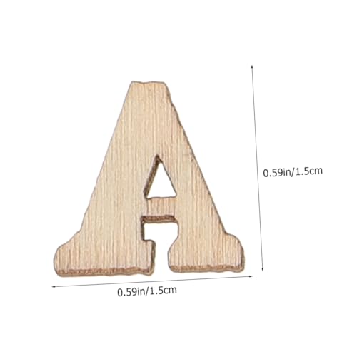 CLISPEED 300 Stück DIY Holzbuchstaben Natürliche Holzfarbe zum Basteln und Dekorieren für Wohnraumgestaltung Personalisierte Schriftzüge Geschenkideen und Heimdekoration CLISPEED 300 Stück DIY Holzbuchstaben Natürliche Holzfarbe zum Basteln und Dekorieren für Wohnraumgestaltung Personalisierte Schriftzüge Geschenkideen und Heimdekoration von CLISPEED