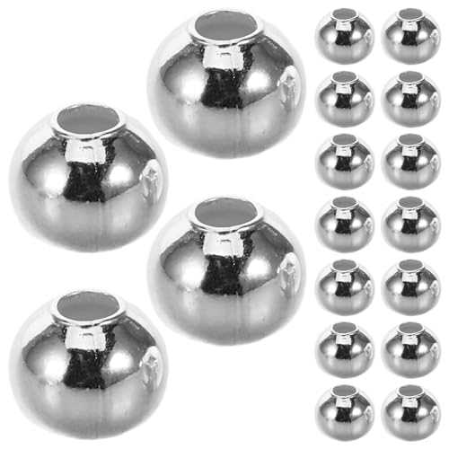 CLISPEED 300 Stück Silberne Runde Spacer Perlen Glatte Metallperlen mit Loch für Diy Schmuck Armband Halskette Bastelprojekte Eisenkonstruktion Durchmesser CLISPEED 300 Stück Silberne Runde Spacer Perlen Glatte Metallperlen mit Loch für Diy Schmuck Armband Halskette Bastelprojekte Eisenkonstruktion Durchmesser von CLISPEED