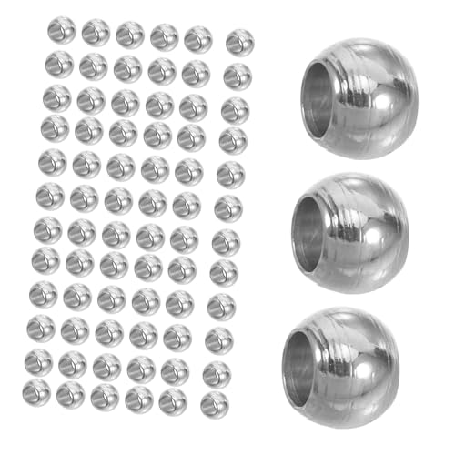CLISPEED 300 Stück Spacer Perlen Glatte Runde Perlen für Diy Armband Halskette und Schmuckherstellung Hautfreundlich und Farbecht für Bastelprojekte CLISPEED 300 Stück Spacer Perlen Glatte Runde Perlen für Diy Armband Halskette und Schmuckherstellung Hautfreundlich und Farbecht für Bastelprojekte von CLISPEED