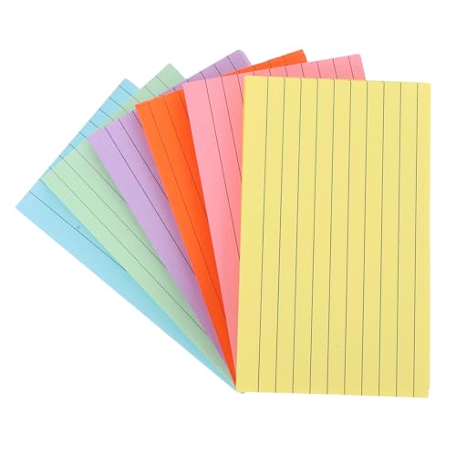 CLISPEED 300 Stück Teiliges Farbiges Indexkarten Kleine Liniertes Notizblock Glattes Papier Farblich Kodierte Karteikarten für Effiziente Organisation und Schnelles Aufzeichnen Unterwegs CLISPEED 300 Stück Teiliges Farbiges Indexkarten Kleine Liniertes Notizblock Glattes Papier Farblich Kodierte Karteikarten für Effiziente Organisation und Schnelles Aufzeichnen Unterwegs von CLISPEED