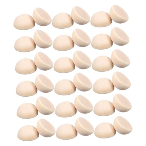 CLISPEED 300 Stück Unvollendete Halbrunde Holzperlen Naturbelassene Halbkugelei für Diy Bastelprojekte Schmuckherstellung Heimdekoration und Kinderhandwerk CLISPEED 300 Stück Unvollendete Halbrunde Holzperlen Naturbelassene Halbkugelei für Diy Bastelprojekte Schmuckherstellung Heimdekoration und Kinderhandwerk von CLISPEED