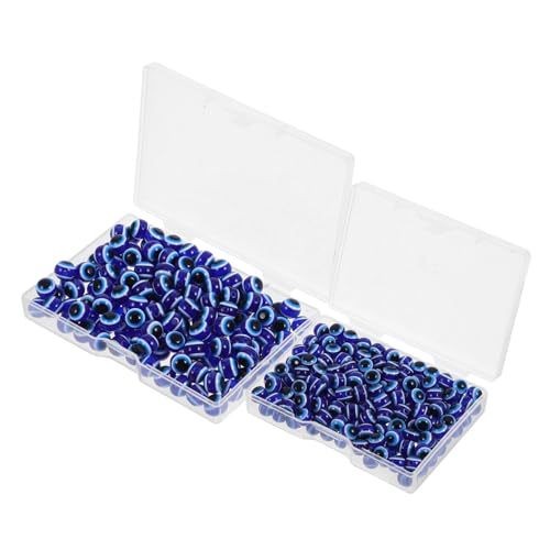 CLISPEED 350 Stück Blaue Evil Eye Perlen Resin Spacer Schmuckperlen für DIY Armbänder Halsketten Ohrringe Basteln Kreative Handarbeit Schutzsymbol CLISPEED 350 Stück Blaue Evil Eye Perlen Resin Spacer Schmuckperlen für DIY Armbänder Halsketten Ohrringe Basteln Kreative Handarbeit Schutzsymbol von CLISPEED