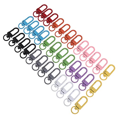 CLISPEED 36 Stück Bunte Metall Schlüsselringe Drehbare DIY Schlüsselanhänger für Handtaschen Dekoration Zubehörteile für Kreative Bastelprojekte Zufällige Farbe Zufällige Farbe CLISPEED 36 Stück Bunte Metall Schlüsselringe Drehbare DIY Schlüsselanhänger für Handtaschen Dekoration Zubehörteile für Kreative Bastelprojekte Zufällige Farbe Zufällige Farbe von CLISPEED
