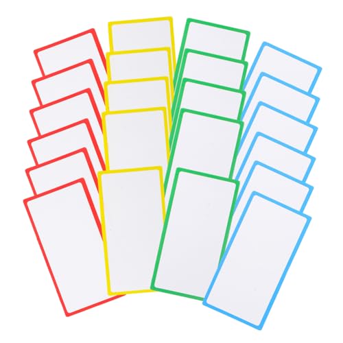 CLISPEED 36 Stück Magnetische Namensetiketten Wiederverwendbare Abwischbare Magnetetiketten für Whiteboards Kühlschränke Blau Rot Grün Gelb für Organisation und Beschriftung CLISPEED 36 Stück Magnetische Namensetiketten Wiederverwendbare Abwischbare Magnetetiketten für Whiteboards Kühlschränke Blau Rot Grün Gelb für Organisation und Beschriftung von CLISPEED