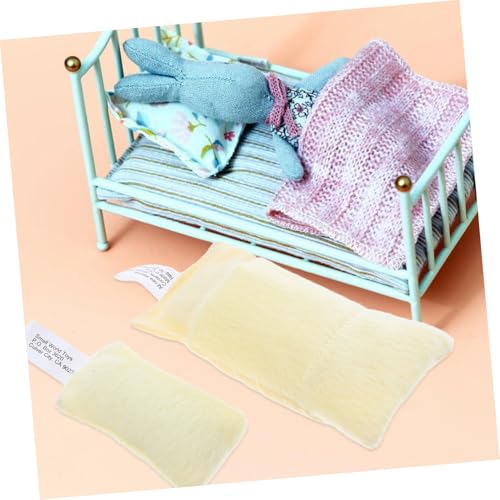 CLISPEED 3sätze Puppenhausbettwäsche Mit Mini-Kissen Und Schlafsäcken Für Miniatur-Schlafzimmer Baumwollgewebe Und Plüschstoff Für Authentische Dekoration CLISPEED 3sätze Puppenhausbettwäsche Mit Mini-Kissen Und Schlafsäcken Für Miniatur-Schlafzimmer Baumwollgewebe Und Plüschstoff Für Authentische Dekoration von CLISPEED
