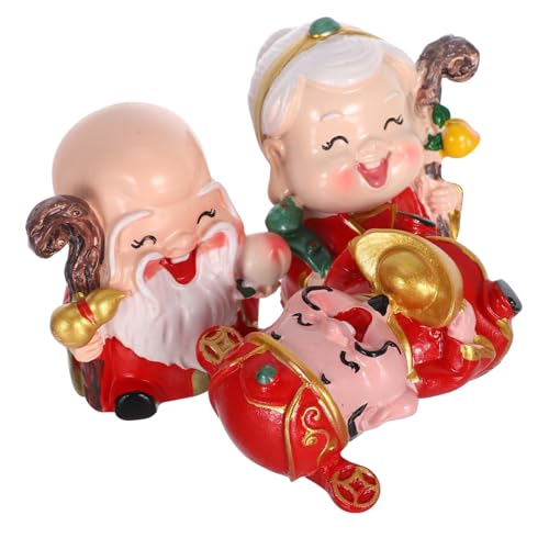 CLISPEED 3stücke Teiliges Miniaturfiguren Für Kuchen-Dekoration Chinesische Elders Figuren Für Geburtstags Und Valentinstagsfeiern Langlebige Tischornamente Für Glück Und CLISPEED 3stücke Teiliges Miniaturfiguren Für Kuchen-Dekoration Chinesische Elders Figuren Für Geburtstags Und Valentinstagsfeiern Langlebige Tischornamente Für Glück Und von CLISPEED