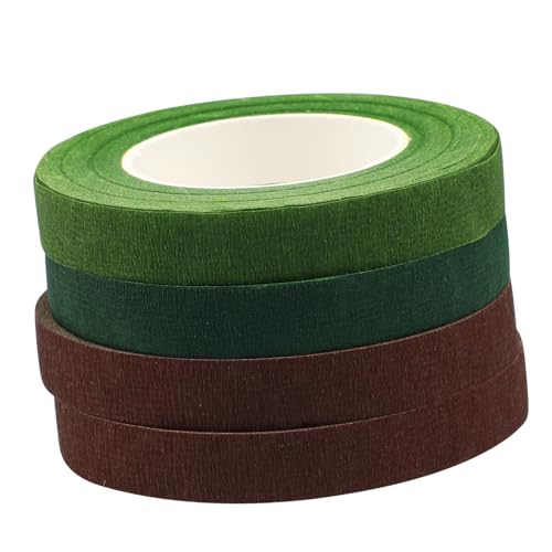 CLISPEED 4 Rollen Floristenband Grün Dekoratives Klebeband Selbstklebend Blumenstiel Wickelband für DIY Blumenarrangements und Trockenblumen Basteln CLISPEED 4 Rollen Floristenband Grün Dekoratives Klebeband Selbstklebend Blumenstiel Wickelband für DIY Blumenarrangements und Trockenblumen Basteln von CLISPEED