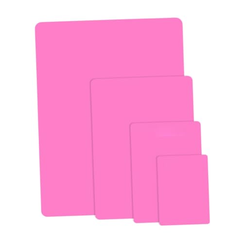 CLISPEED 4 STÜCKE Teiliges Silikonmatten für Epoxidharz DIY Schmuckherstellung Tischschutz Rutschfest Hitzebeständig Rosa Groß CLISPEED 4 STÜCKE Teiliges Silikonmatten für Epoxidharz DIY Schmuckherstellung Tischschutz Rutschfest Hitzebeständig Rosa Groß von CLISPEED
