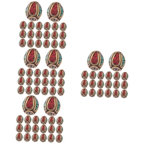 CLISPEED 4 Sätze Nepal Style Buddha Spacer Perlen Handgefertigte Schmuckherstellungs Perlen Antikem Türkis Für Armbänder Und Für Diy Projekte 20 Stück * 4 CLISPEED 4 Sätze Nepal Style Buddha Spacer Perlen Handgefertigte Schmuckherstellungs Perlen Antikem Türkis Für Armbänder Und Für Diy Projekte 20 Stück * 4 von CLISPEED