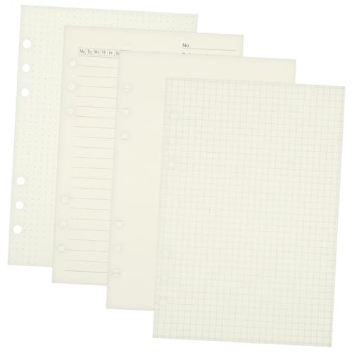 CLISPEED 4 Stück Blanko Nachfüllpapier Ringbuch Einlagen Lose Planer Einlagen Notizbuch Ersatzkern Kraftpapier Geeignet für Studium Büro Alltag CLISPEED 4 Stück Blanko Nachfüllpapier Ringbuch Einlagen Lose Planer Einlagen Notizbuch Ersatzkern Kraftpapier Geeignet für Studium Büro Alltag von CLISPEED