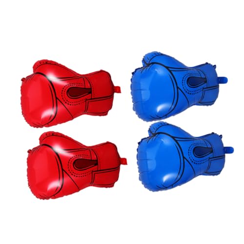 CLISPEED 4 Stück Boxen Geburtstagsdekorationen Elastische Aufblasbare Ballons für Jungen Partybedarf für Wrestling Themenfeiern CLISPEED 4 Stück Boxen Geburtstagsdekorationen Elastische Aufblasbare Ballons für Jungen Partybedarf für Wrestling Themenfeiern von CLISPEED