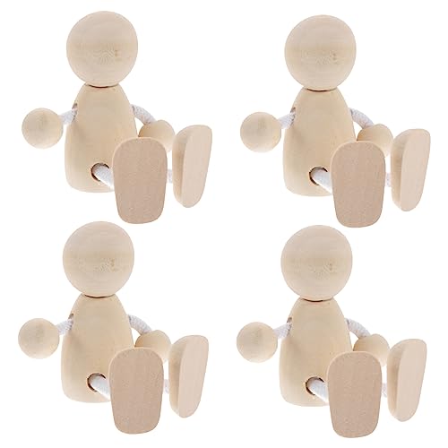 CLISPEED 4 Stück Holzspielzeug holzig Heringe detaillierte Mini-Person Miniatur Holzfiguren für Malerei Holzfiguren Bastelset dekorative Holzpuppen kleine Dekorationsartikel für das Regal CLISPEED 4 Stück Holzspielzeug holzig Heringe detaillierte Mini-Person Miniatur Holzfiguren für Malerei Holzfiguren Bastelset dekorative Holzpuppen kleine Dekorationsartikel für das Regal von CLISPEED