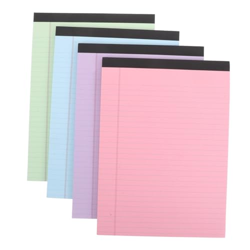 CLISPEED 4 Stück Liniert Notizblöcke Notizbuch für Büro College Pastellfarben Blau Grün CLISPEED 4 Stück Liniert Notizblöcke Notizbuch für Büro College Pastellfarben Blau Grün von CLISPEED