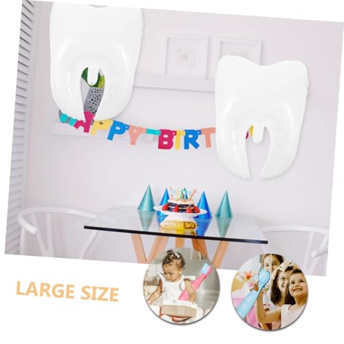 CLISPEED 4 Stück Mehrteiliges Gebiss Zahnbürsten Große Weiße Zahnform und Bunte Zahnbürsten für Zahnfreundliche Shower Party Dekoration Kindergeburtstag Party Supplies CLISPEED 4 Stück Mehrteiliges Gebiss Zahnbürsten Große Weiße Zahnform und Bunte Zahnbürsten für Zahnfreundliche Shower Party Dekoration Kindergeburtstag Party Supplies von CLISPEED