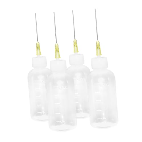 CLISPEED 4 Stück Präzisions Flaschen mit Feiner Spitze Applikatorflasche für Holzleim Öl und Farbe für Präzise Anwendungen Bastelprojekten und Modellbau CLISPEED 4 Stück Präzisions Flaschen mit Feiner Spitze Applikatorflasche für Holzleim Öl und Farbe für Präzise Anwendungen Bastelprojekten und Modellbau von CLISPEED