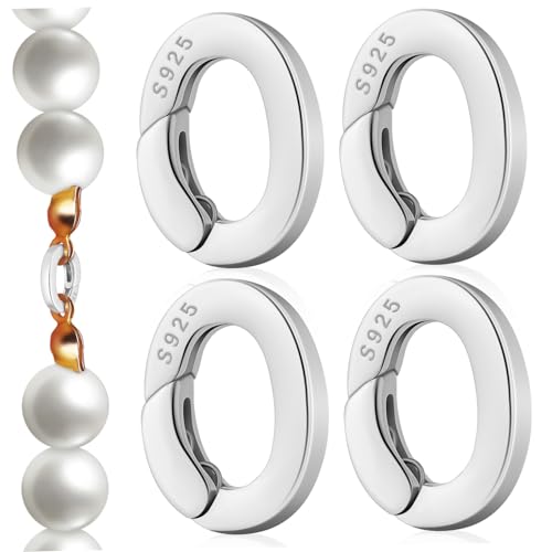 CLISPEED 4 Stück Schmuckschnalle Halskette Verstärker verkürzen Kettenverkürzer dünn Karabinerhaken Schmuck Anleitung Schmuck Verbindung Karabinerverschluss Armbandverbinder Silber- Silver CLISPEED 4 Stück Schmuckschnalle Halskette Verstärker verkürzen Kettenverkürzer dünn Karabinerhaken Schmuck Anleitung Schmuck Verbindung Karabinerverschluss Armbandverbinder Silber- Silver von CLISPEED