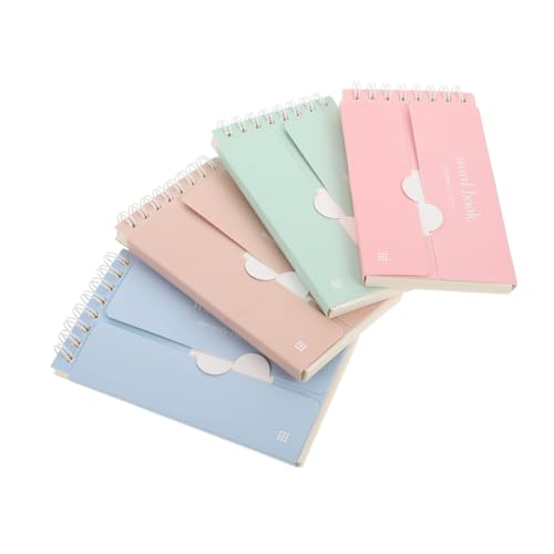 CLISPEED 4 Stück Teiliges Blanko Vokabelkarten mit Spiralbindung Tragbares Notizheft in dezenten Farben Kompakte Memo notizblöcke für Büro Schule und DIY projekte Handliches CLISPEED 4 Stück Teiliges Blanko Vokabelkarten mit Spiralbindung Tragbares Notizheft in dezenten Farben Kompakte Memo notizblöcke für Büro Schule und DIY projekte Handliches von CLISPEED