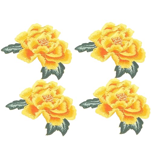 CLISPEED 4 Stück Teiliges Blumen Stickerei Patches zum Aufnähen und Bügeln Dekorative DIY Textil Applikationen für Kleidung Taschen Handwerk Vielseitig Einsetzbare Reparatur und CLISPEED 4 Stück Teiliges Blumen Stickerei Patches zum Aufnähen und Bügeln Dekorative DIY Textil Applikationen für Kleidung Taschen Handwerk Vielseitig Einsetzbare Reparatur und von CLISPEED