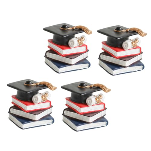 CLISPEED 4 Stück Teiliges Buchförmige Tortendeko für Geburtstag und Abschlussfeier Kreative Cake Ornaments für Schüler Stilvolle Tortenverzierung für Kinderpartys und Festliche Anlässe CLISPEED 4 Stück Teiliges Buchförmige Tortendeko für Geburtstag und Abschlussfeier Kreative Cake Ornaments für Schüler Stilvolle Tortenverzierung für Kinderpartys und Festliche Anlässe von CLISPEED