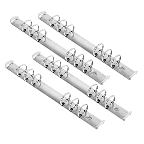 CLISPEED 4 Stück Teiliges Loose Leaf Binder Clip Praktische Metallklammern für Scrapbooking und Dokumentenorganisation für Büro Schule und Zuhause CLISPEED 4 Stück Teiliges Loose Leaf Binder Clip Praktische Metallklammern für Scrapbooking und Dokumentenorganisation für Büro Schule und Zuhause von CLISPEED