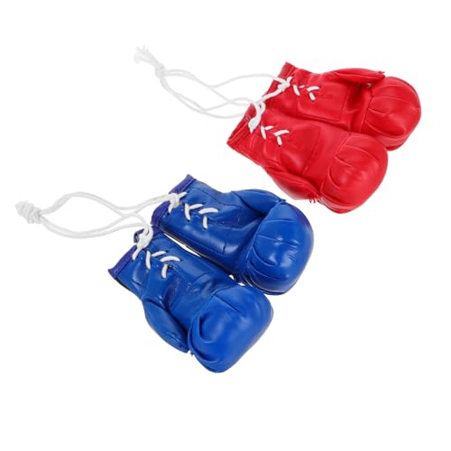 CLISPEED 4 Stück Teiliges Mini Boxhandschuh Realistische Schlüsselanhänger in Rot und Blau Dekorative Boxhandschuhe Anhänger für Auto Innenspiegel Partydekoration und für Boxfans CLISPEED 4 Stück Teiliges Mini Boxhandschuh Realistische Schlüsselanhänger in Rot und Blau Dekorative Boxhandschuhe Anhänger für Auto Innenspiegel Partydekoration und für Boxfans von CLISPEED