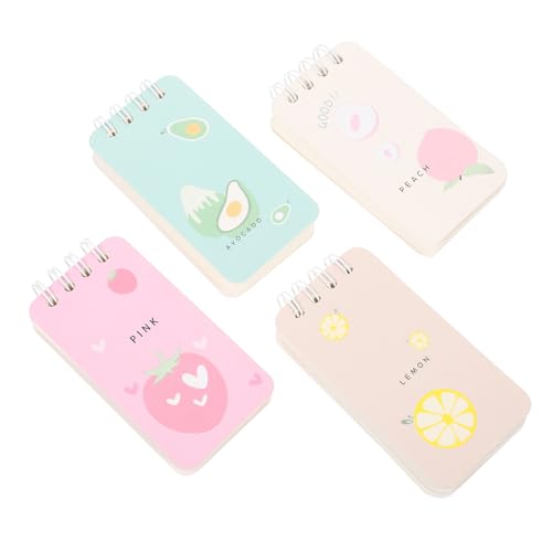 CLISPEED 4 Stück Teiliges Mini notizblock Doppelter Ringbindung Kleines Handliches Schreib Malpapier für Praktische Tragbare Pocket pads für Kreative Freizeitgestaltung und Geschenke CLISPEED 4 Stück Teiliges Mini notizblock Doppelter Ringbindung Kleines Handliches Schreib Malpapier für Praktische Tragbare Pocket pads für Kreative Freizeitgestaltung und Geschenke von CLISPEED