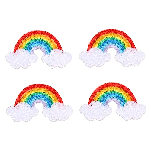 CLISPEED 4 Stück Teiliges Selbstklebende Regenbogen Stickerei Patches aus Polyester DIY Bekleidungszubehör für Kleidung Dekoration Reparatur und Kreative Bastelprojekte CLISPEED 4 Stück Teiliges Selbstklebende Regenbogen Stickerei Patches aus Polyester DIY Bekleidungszubehör für Kleidung Dekoration Reparatur und Kreative Bastelprojekte von CLISPEED