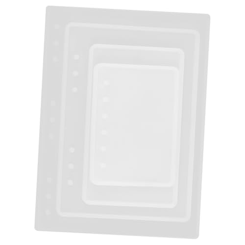 CLISPEED 4 Stück Teiliges Silikon Gießform für DIY Notizbuch Bastelprojekte Epoxidharz Formen mit Hoher Verschleißfestigkeit Flexibel und Praktisch Geeignet für Kreative Harzkunst und CLISPEED 4 Stück Teiliges Silikon Gießform für DIY Notizbuch Bastelprojekte Epoxidharz Formen mit Hoher Verschleißfestigkeit Flexibel und Praktisch Geeignet für Kreative Harzkunst und von CLISPEED