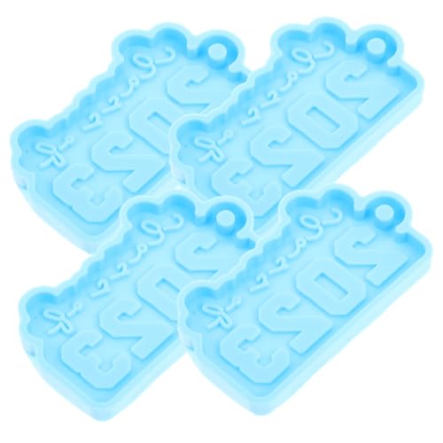 CLISPEED 4 Stück Teiliges Silikon Schlüsselanhänger Gießform DIY Anhänger Formen für Absolventen Epoxidharz Moulds Leicht Kompakt zum Basteln Personalisierter Geschenke CLISPEED 4 Stück Teiliges Silikon Schlüsselanhänger Gießform DIY Anhänger Formen für Absolventen Epoxidharz Moulds Leicht Kompakt zum Basteln Personalisierter Geschenke von CLISPEED