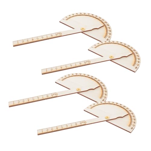 CLISPEED 4 Stück Unvollendete Verstellbare Lineale Holz für Präzise Messungen für Schulprojekte und Kreative Anwendungen CLISPEED 4 Stück Unvollendete Verstellbare Lineale Holz für Präzise Messungen für Schulprojekte und Kreative Anwendungen von CLISPEED