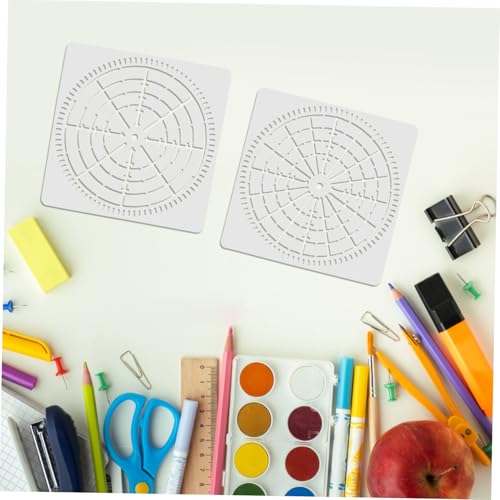 CLISPEED 4 Stück Wiederverwendbare Mandala Dot Schablonen Teiliges Mittlere DIY Wandmalerei Schablone für Wände Kunsthandwerk CLISPEED 4 Stück Wiederverwendbare Mandala Dot Schablonen Teiliges Mittlere DIY Wandmalerei Schablone für Wände Kunsthandwerk von CLISPEED