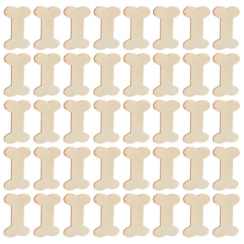 CLISPEED 40 Stück Holz Hunde Bastelsets Unbeschichtete Holzschnittformen für DIY Projekte Hundeknochenförmige Holzanhänger zum Malen und Dekorieren für Hochzeits und Partydekorationen CLISPEED 40 Stück Holz Hunde Bastelsets Unbeschichtete Holzschnittformen für DIY Projekte Hundeknochenförmige Holzanhänger zum Malen und Dekorieren für Hochzeits und Partydekorationen von CLISPEED