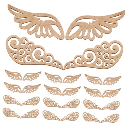 CLISPEED 40 Stück Holzflügel zum Basteln Naturfarbene Engelsschwingen Holzausschnitte Glatte DIY Dekorationen für Kreative Bastelmaterialien für Wandschmuck Karten Scrapbooking CLISPEED 40 Stück Holzflügel zum Basteln Naturfarbene Engelsschwingen Holzausschnitte Glatte DIY Dekorationen für Kreative Bastelmaterialien für Wandschmuck Karten Scrapbooking von CLISPEED