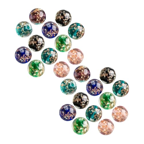 CLISPEED 40 Stück Leuchtende Lampwork Glasperlen Runde Lose Kugelperlen für DIY Schmuck Bastelperlen zum Auffädeln Armbänder Halsketten Handwerk CLISPEED 40 Stück Leuchtende Lampwork Glasperlen Runde Lose Kugelperlen für DIY Schmuck Bastelperlen zum Auffädeln Armbänder Halsketten Handwerk von CLISPEED