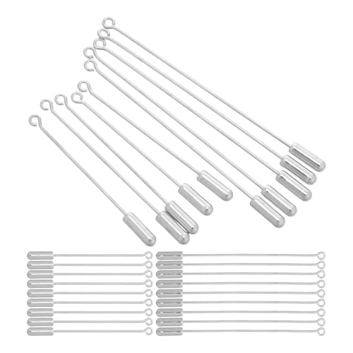 CLISPEED 40 Stück Metall Broschennadeln mit Sicherheitsverschluss DIY Zubehör für Anzüge Krawatten Hüte und Bekleidungsdekoration CLISPEED 40 Stück Metall Broschennadeln mit Sicherheitsverschluss DIY Zubehör für Anzüge Krawatten Hüte und Bekleidungsdekoration von CLISPEED