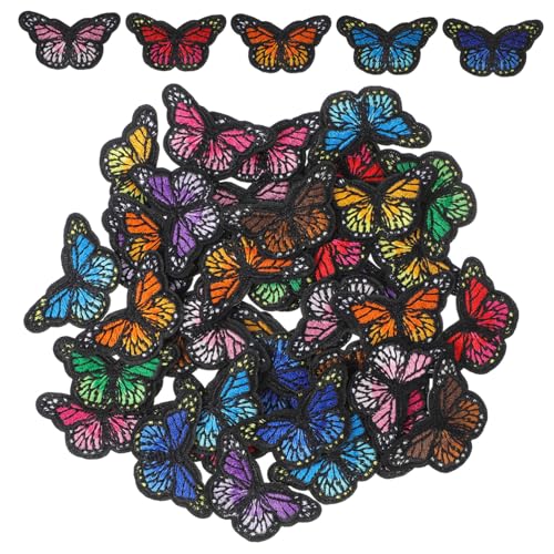 CLISPEED 40 Stück Teiliges Bestickte Schmetterling Bügelflicken DIY Applikationen zum Aufbügeln für Kleidung Individuell Dekorative Textilpatches zum Reparieren und Zufällige Farbe CLISPEED 40 Stück Teiliges Bestickte Schmetterling Bügelflicken DIY Applikationen zum Aufbügeln für Kleidung Individuell Dekorative Textilpatches zum Reparieren und Zufällige Farbe von CLISPEED