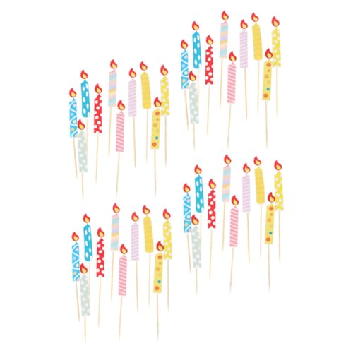 CLISPEED 40 Stück Teiliges Bunte Papierkerzen mit Flammen Design Dekorative Geburtstagstortenkerzen für Party und Festtagsdekoration Leicht Einzufügen Vielseitig für Geburtstage Hochzeiten CLISPEED 40 Stück Teiliges Bunte Papierkerzen mit Flammen Design Dekorative Geburtstagstortenkerzen für Party und Festtagsdekoration Leicht Einzufügen Vielseitig für Geburtstage Hochzeiten von CLISPEED