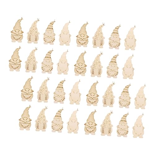 CLISPEED 40 Stück Teiliges Gnome Holz Deko Unlackierte Holzscheiben zum Basteln Weihnachtsbaumschmuck DIY Handwerksornamente für Kreative Heimdekoration CLISPEED 40 Stück Teiliges Gnome Holz Deko Unlackierte Holzscheiben zum Basteln Weihnachtsbaumschmuck DIY Handwerksornamente für Kreative Heimdekoration von CLISPEED