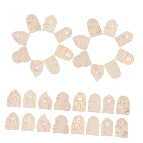 CLISPEED 40 Stück Teiliges Holz Miniatur Garten Türen für Baumdeko DIY Basteln Wand Party Hochzeit Geburtstag Dekoration CLISPEED 40 Stück Teiliges Holz Miniatur Garten Türen für Baumdeko DIY Basteln Wand Party Hochzeit Geburtstag Dekoration von CLISPEED