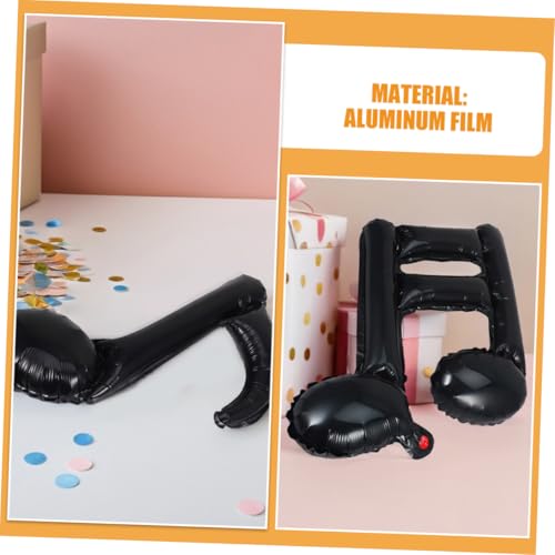 CLISPEED 40 Stück Teiliges Musiknoten Aluminiumfolienballon Schwarz für Geburtstagsfeiern Konzerte Musikthemen Partys und Bandauftritte Einfache Montage Vielseitig Einsetzbar für Innen und CLISPEED 40 Stück Teiliges Musiknoten Aluminiumfolienballon Schwarz für Geburtstagsfeiern Konzerte Musikthemen Partys und Bandauftritte Einfache Montage Vielseitig Einsetzbar für Innen und von CLISPEED