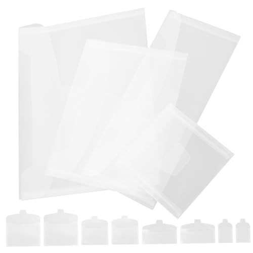 CLISPEED 40 Stück Teiliges Transparente Dokumententaschen mit Clipverschluss Praktische Wiederverwendbare Aufbewahrungsbeutel in Verschiedenen Wasser und Kratzfest zur Organisation CLISPEED 40 Stück Teiliges Transparente Dokumententaschen mit Clipverschluss Praktische Wiederverwendbare Aufbewahrungsbeutel in Verschiedenen Wasser und Kratzfest zur Organisation von CLISPEED