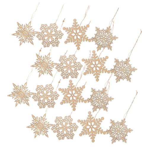 CLISPEED 40 Stück Teiliges Unbehandelte Holz Schneeflocken zum Bemalen Glatte Oberfläche Aufhängen Vielseitige Weihnachtsbaumdeko Christbaumschmuck DIY Bastelornamente für Festtagsdeko CLISPEED 40 Stück Teiliges Unbehandelte Holz Schneeflocken zum Bemalen Glatte Oberfläche Aufhängen Vielseitige Weihnachtsbaumdeko Christbaumschmuck DIY Bastelornamente für Festtagsdeko von CLISPEED