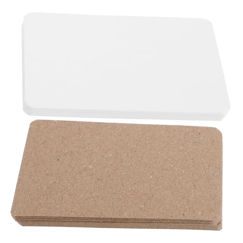 CLISPEED 400 Stück Blanko Kraftpapierkarten Kraftpapier Weiße Karten Vielseitige DIY Postkarten für Aquarell Graffiti Lernkarten Einladungen Kreative Bastelideen Tragbar und Praktisch CLISPEED 400 Stück Blanko Kraftpapierkarten Kraftpapier Weiße Karten Vielseitige DIY Postkarten für Aquarell Graffiti Lernkarten Einladungen Kreative Bastelideen Tragbar und Praktisch von CLISPEED