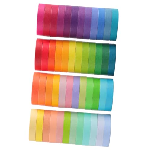 CLISPEED 48 Rollen Teiliges Washi Tape Bunte Regenbogen Klebebänder Selbstklebende Scrapbook Aufkleber für DIY Tagebuch Geschenkverpackung und Bastelprojekte Leicht Abreißbar Keine CLISPEED 48 Rollen Teiliges Washi Tape Bunte Regenbogen Klebebänder Selbstklebende Scrapbook Aufkleber für DIY Tagebuch Geschenkverpackung und Bastelprojekte Leicht Abreißbar Keine von CLISPEED