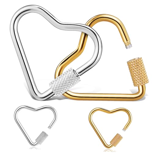 CLISPEED 4Stücke Herz Karabiner Robustem Süßer Schlüsselanhänger Clip für Schmuckherstellung Sichere Verbindung und Einzigartiges Design für DIY Projekte CLISPEED 4Stücke Herz Karabiner Robustem Süßer Schlüsselanhänger Clip für Schmuckherstellung Sichere Verbindung und Einzigartiges Design für DIY Projekte von CLISPEED