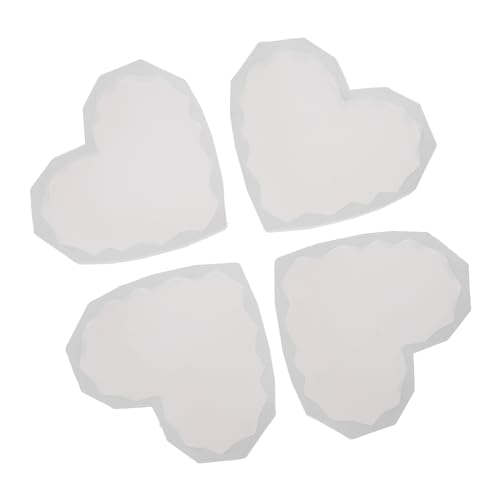 CLISPEED 4Stücke Teiliges Herzförmiges Silikonformset für Epoxidharz Kristallopoxidform für DIY Kunsthandwerk Langlebig und Flexibel für Kreative und Dekoration CLISPEED 4Stücke Teiliges Herzförmiges Silikonformset für Epoxidharz Kristallopoxidform für DIY Kunsthandwerk Langlebig und Flexibel für Kreative und Dekoration von CLISPEED