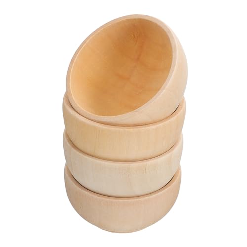 CLISPEED 4Stücke Unvollendete Holzschalen für DIY Projekte Holzspielzeug zur Kreativen Gestaltung Bastelarbeiten und Kinderhandwerk Hochwertiges Holzmaterial CLISPEED 4Stücke Unvollendete Holzschalen für DIY Projekte Holzspielzeug zur Kreativen Gestaltung Bastelarbeiten und Kinderhandwerk Hochwertiges Holzmaterial von CLISPEED