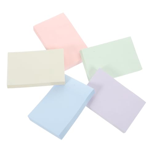 CLISPEED 5 Sätze Farbige Haftnotizen Selbstklebend Kleine Memo Pads mit Reißbaren Notizzetteln Praktische Klebezettel für Schule Büro Zuhause Vielseitig Nutzbare Notizblöcke CLISPEED 5 Sätze Farbige Haftnotizen Selbstklebend Kleine Memo Pads mit Reißbaren Notizzetteln Praktische Klebezettel für Schule Büro Zuhause Vielseitig Nutzbare Notizblöcke von CLISPEED