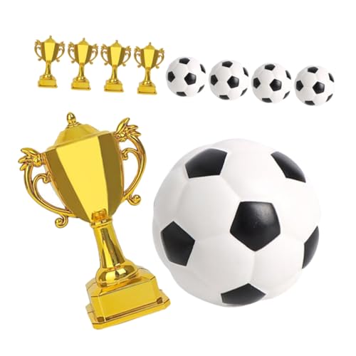 CLISPEED 5 Sätze Goldene Plastik Trophäen für Kuchen Dekorationen Kleine Auszeichnungen für Kindergeburtstags Feiern und Sportevents CLISPEED 5 Sätze Goldene Plastik Trophäen für Kuchen Dekorationen Kleine Auszeichnungen für Kindergeburtstags Feiern und Sportevents von CLISPEED